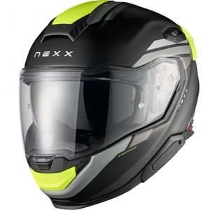 Nexx X.TR Quanta integralna motoristična čelada mat črno-fluo rumena