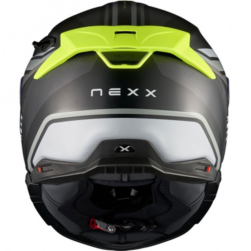 Nexx X.TR Quanta integralna motoristična čelada mat črno-fluo rumena