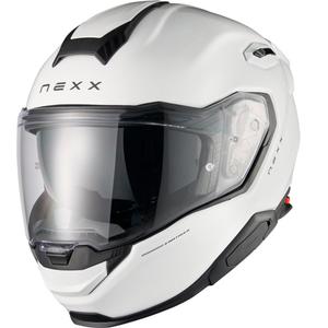 Nexx X.TR Plain Full Face motoristična čelada bela