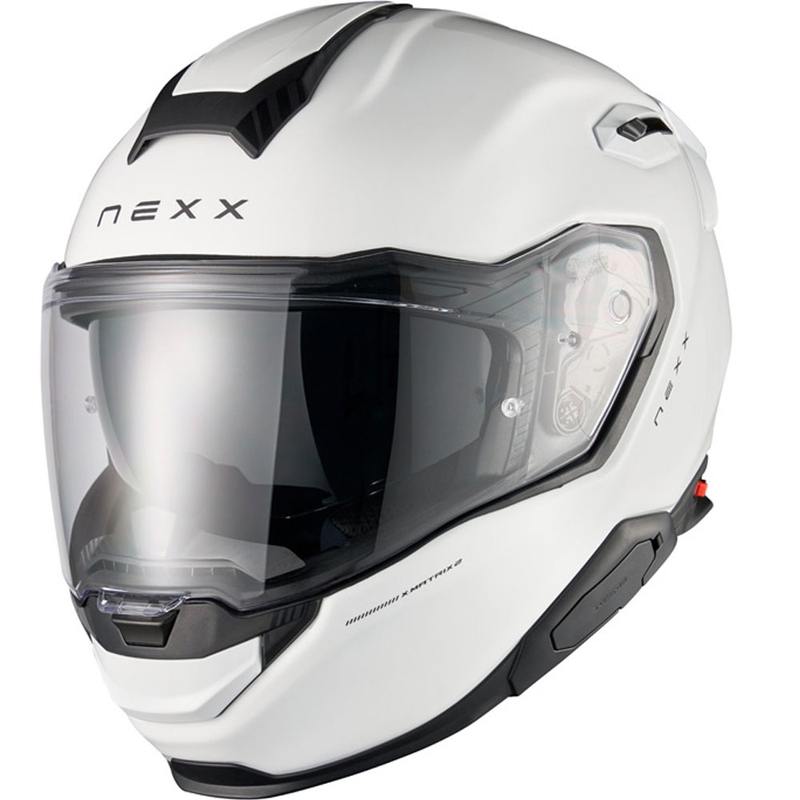 Nexx X.TR Plain Full Face motoristična čelada bela