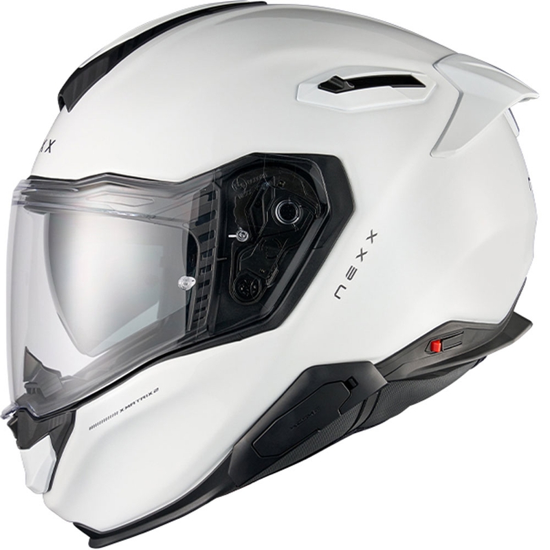 Nexx X.TR Plain Full Face motoristična čelada bela