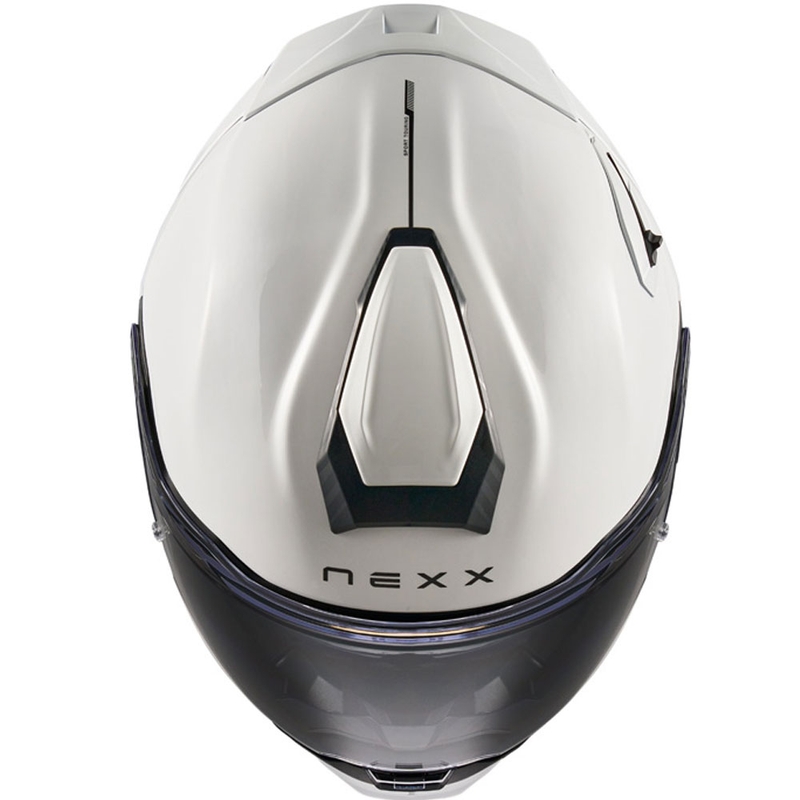 Nexx X.TR Plain Full Face motoristična čelada bela