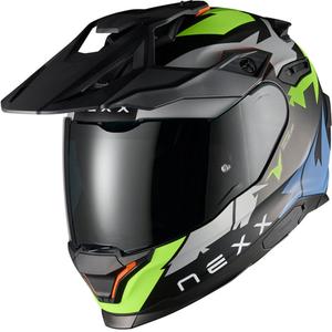 Enduro motoristična čelada NEXX Y.TRAVL Primal črno-fluo rumena