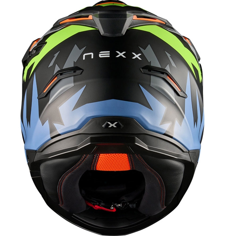 Enduro motoristična čelada NEXX Y.TRAVL Primal črno-fluo rumena