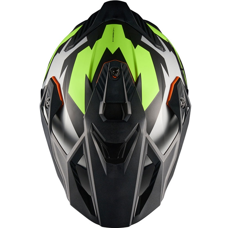 Enduro motoristična čelada NEXX Y.TRAVL Primal črno-fluo rumena