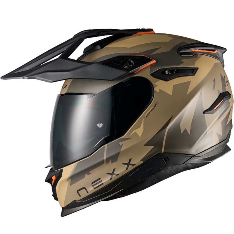 Enduro motoristična čelada NEXX Y.TRAVL Primal mat peščeno-siva