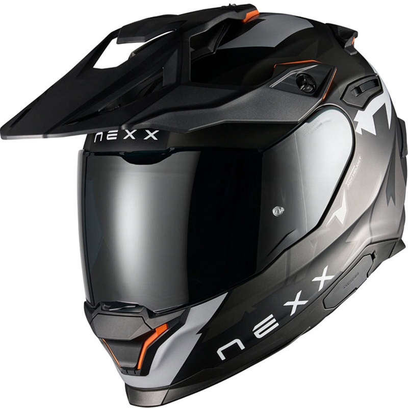Enduro motoristična čelada NEXX Y.TRAVL Primal mat črno-siva