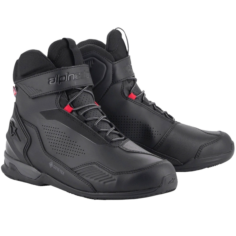 Motoristični škornji Alpinestars Austral Gore-Tex črno-temno sivi