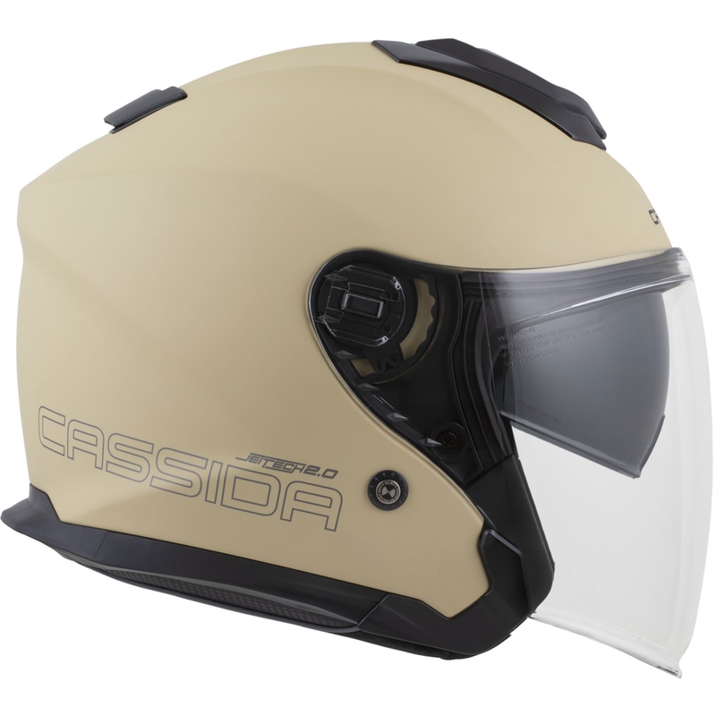 Moto čelada Cassida Jet Tech 2.0 RoTo z odprtim obrazom, mat peščeno-črna-siva