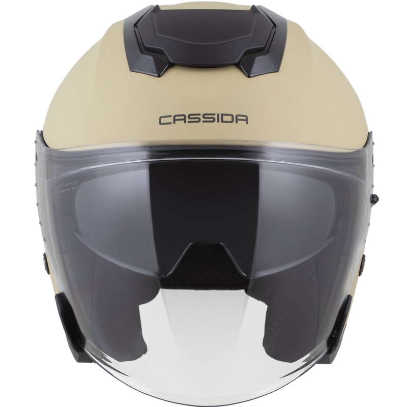 Moto čelada Cassida Jet Tech 2.0 RoTo z odprtim obrazom, mat peščeno-črna-siva