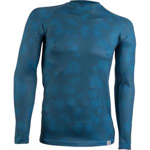 Termo majica nanosilver® Plastic temno modra