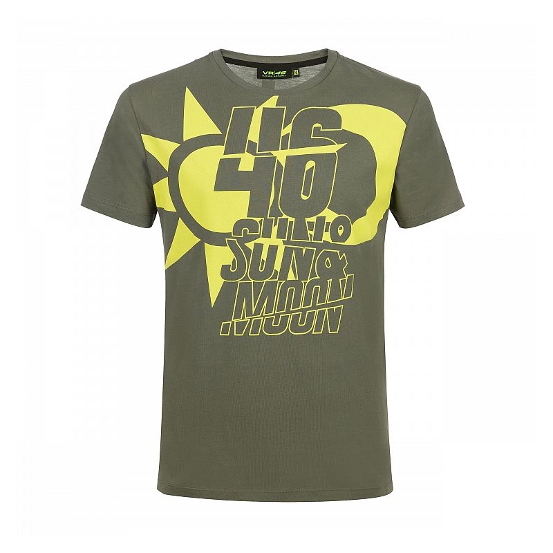 Majica VR46 Valentino Rossi SUN AND MOON khaki