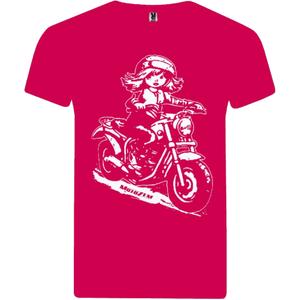 MotoZem dekliška majica - Biker pink