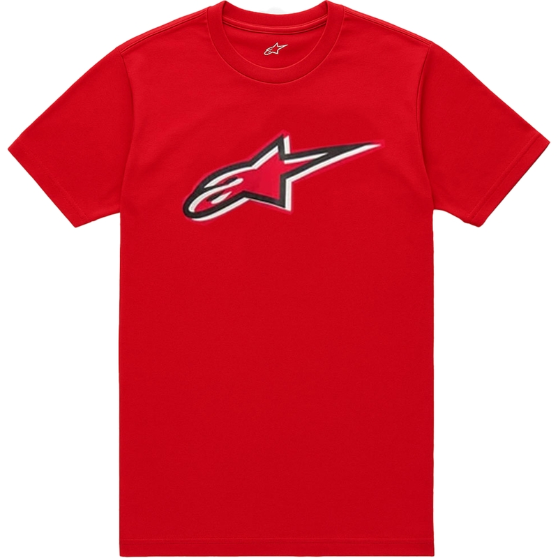 Majica Alpinestars Ageless Shadow CSF rdeča