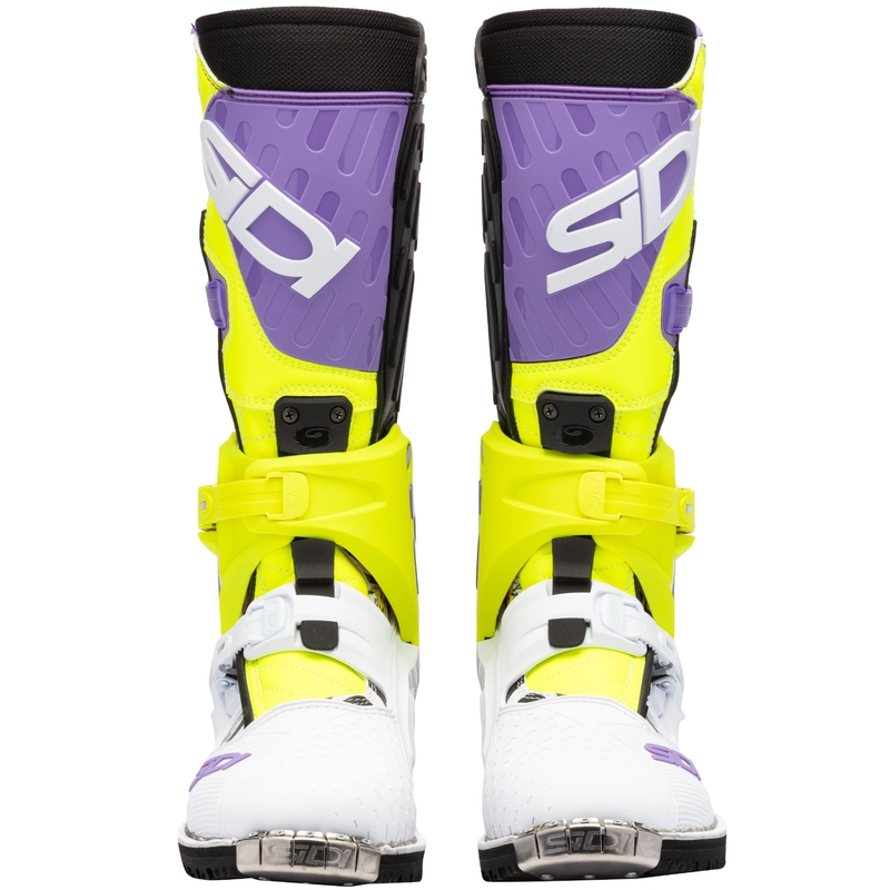 Motoristični škornji SiDi Crossair HD End BB002 vijolično-rumeno-beli