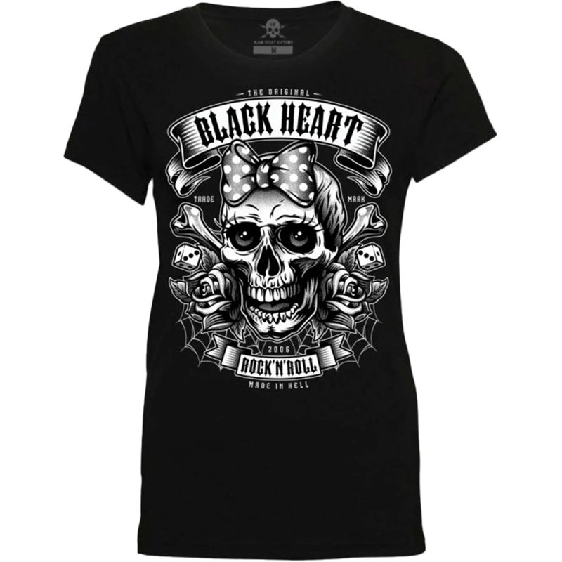 Ženska majica Black Heart Miss Murder črna