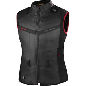 Ženski jopič Shima Powerheat Vest black-red