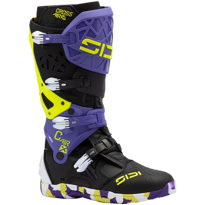 Moto škornji SiDi Crossair X črno-vijolični