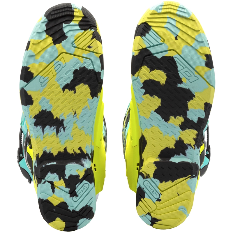 Moto škornji SiDi Crossair X mint-fluo rumeni