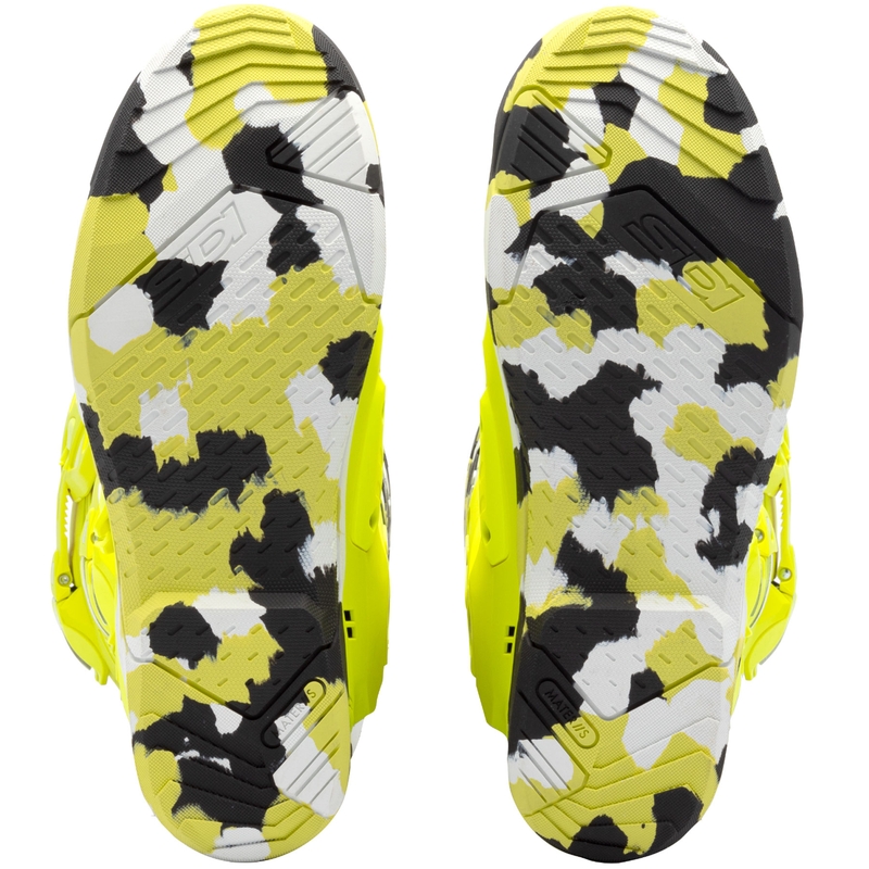 Motoristični škornji SiDi Crossair X RACR001 črno-fluo rumeni