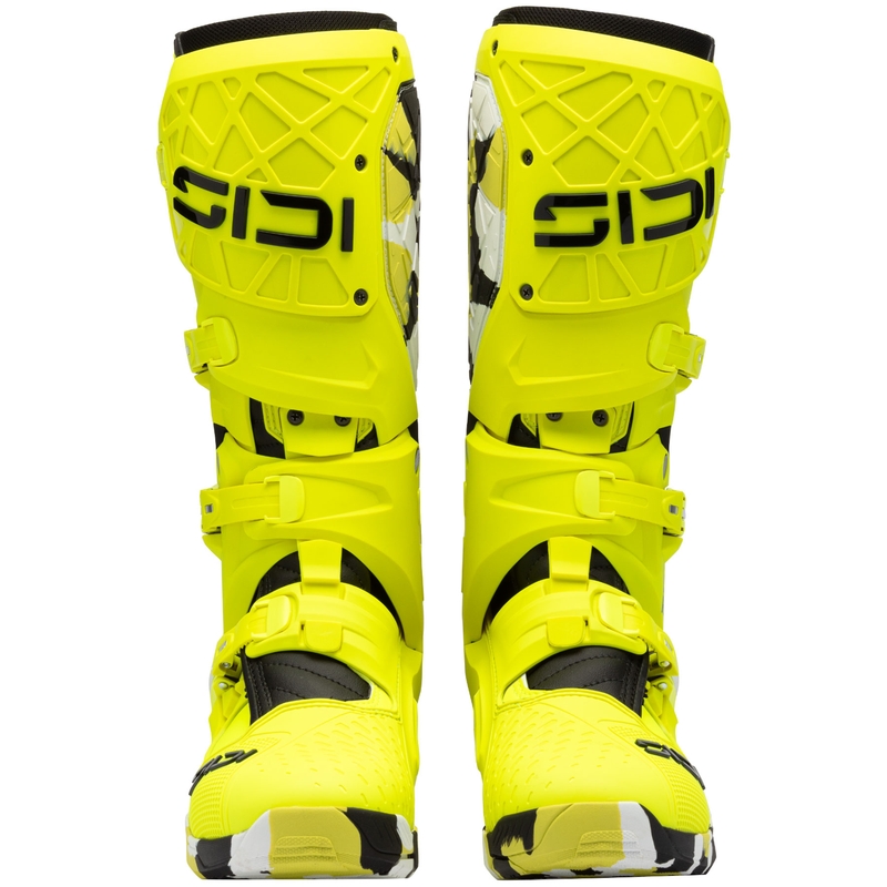 Motoristični škornji SiDi Crossair X RACR001 črno-fluo rumeni
