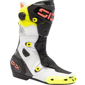 Motoristični škornji SiDi MAG 2 Air fluo rumeno-fluo koralni