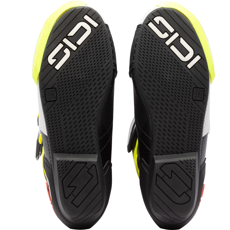 Motoristični škornji SiDi MAG 2 Air fluo rumeno-fluo koralni