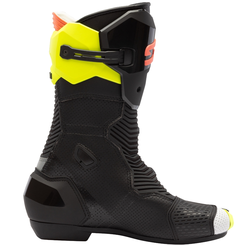 Motoristični škornji SiDi MAG 2 Air fluo rumeno-fluo koralni
