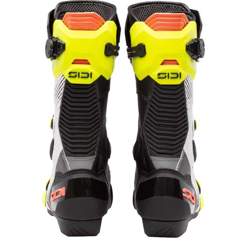 Motoristični škornji SiDi MAG 2 Air fluo rumeno-fluo koralni