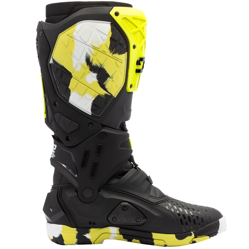 Motoristični škornji SiDi Crossair X RACR002 fluo rumeno-črni