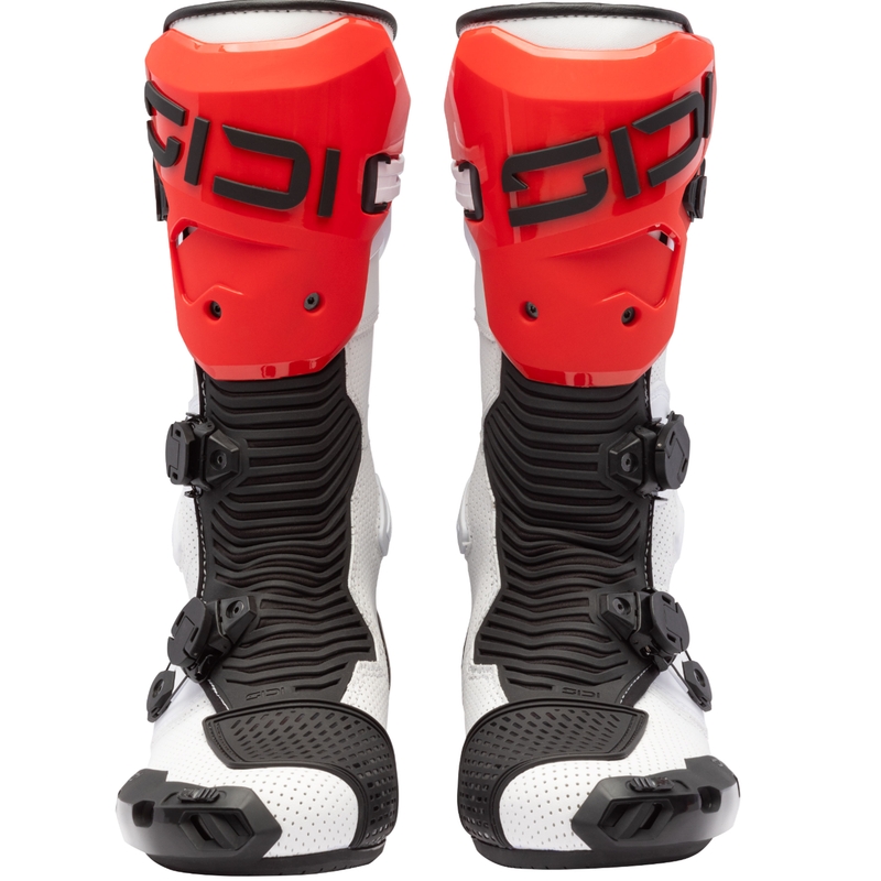 Moto škornji SiDi MAG 2 Air belo-črno-rdeči