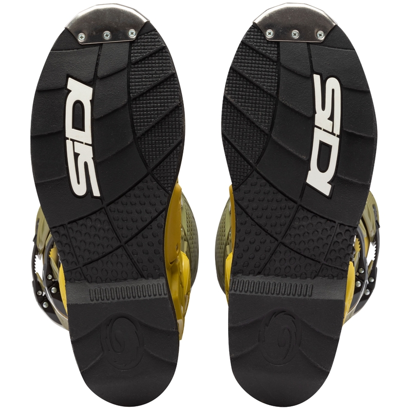 Moto škornji SiDi Crossfire 3 olivno zelena-fluo rumena