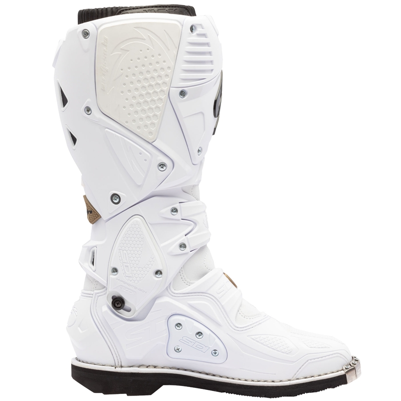 Moto škornji SiDi Crossfire 3 belo-bronasti