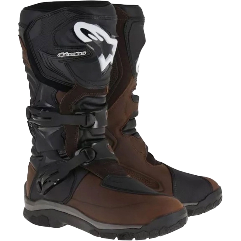 Alpinestars Corozal Adventure Oiled Drystar Rjavi in črni motoristični škornji