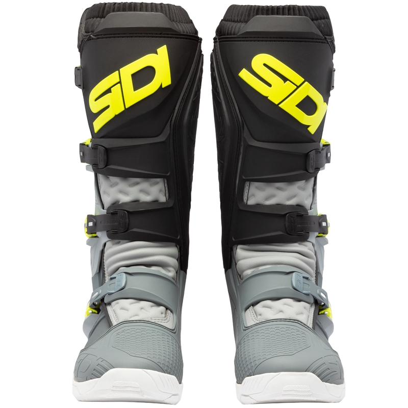 Moto škornji SiDi X Power SC sivo-fluo rumeni
