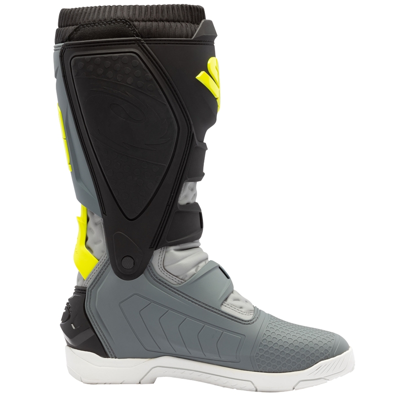 Moto škornji SiDi X Power SC sivo-fluo rumeni