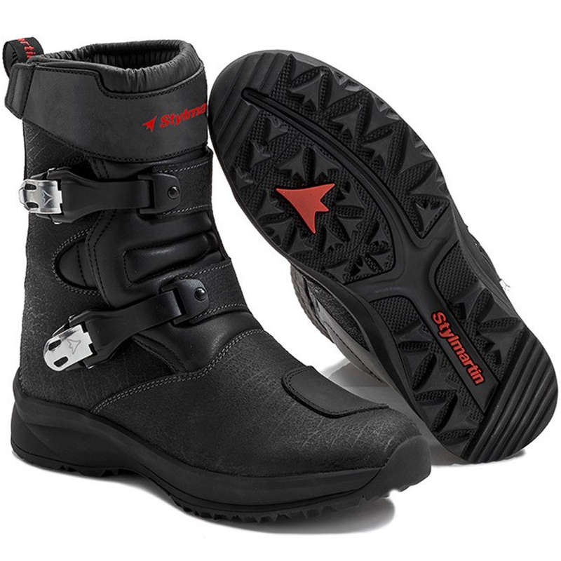 Motoristični škornji Stylmartin Navajo Evo Low WP črni