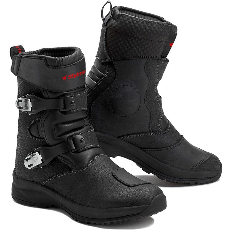 Motoristični škornji Stylmartin Navajo Evo Low WP črni