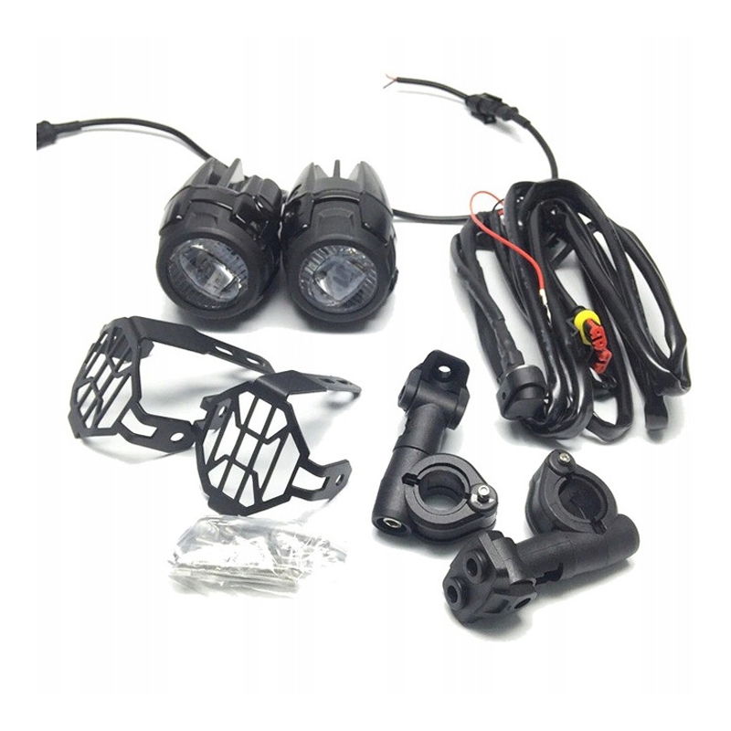 Dodatne LED luči St Tuning z zaščitnim pokrovom za BMW R1200 GS in R1250 GS LC 2013-2019