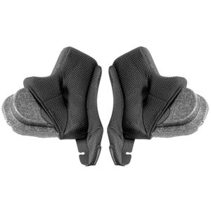 Lični ščitniki za motoristične čelade Airoh Commander črne barve