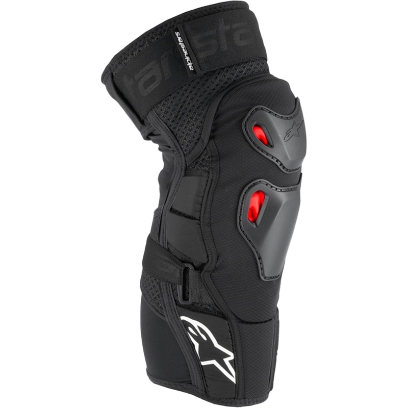 Alpinestars Bionic Pro Plasma ščitniki za kolena črno-rdeče-beli
