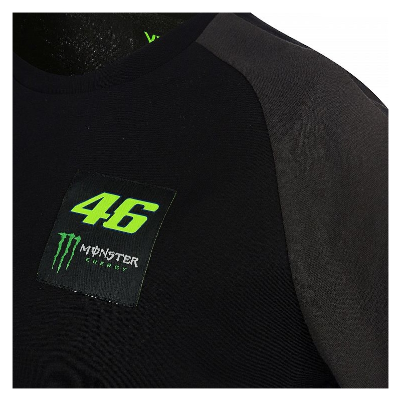 Majica VR46 Valentino Rossi 46 MONSTER črna