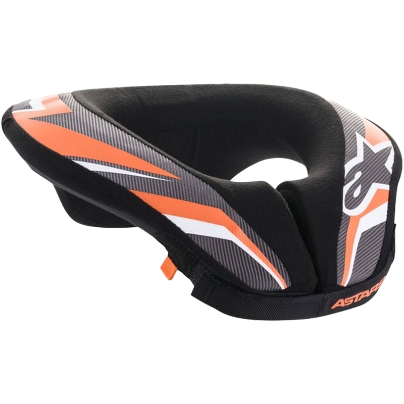 Alpinestars Sequence Youth ščitnik za vrat črne, bele in oranžne barve