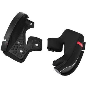 Blazinice za lica motoristične čelade Scorpion EXO-R1, črne