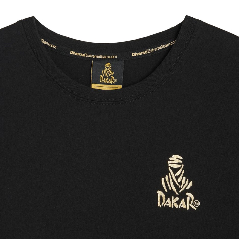 Majica Dakar LOGO SM 256 črna