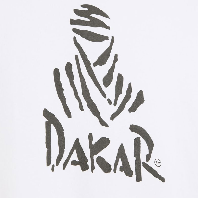 Majica Dakar LOGO 256 bela