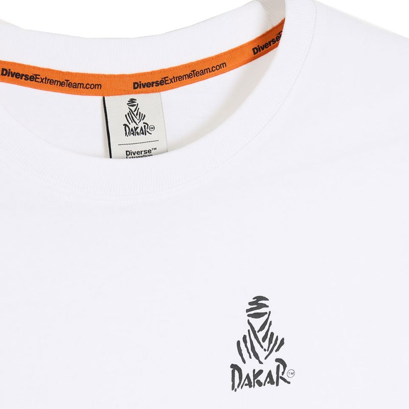 Majica Dakar LOGO SM 256 bela