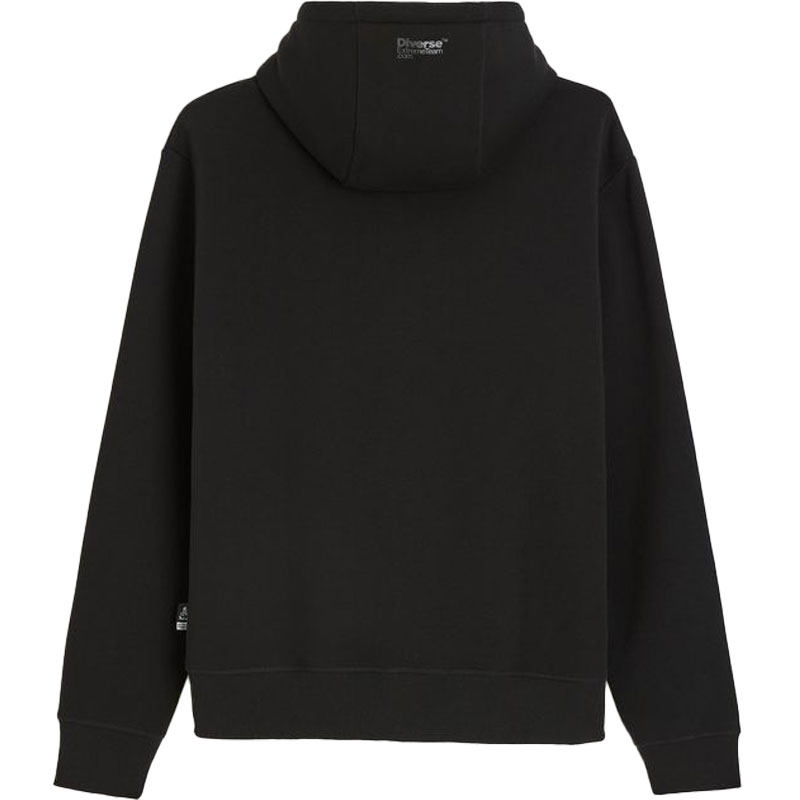 Pulover s kapuco Dakar VIP ZIP H25 črne barve