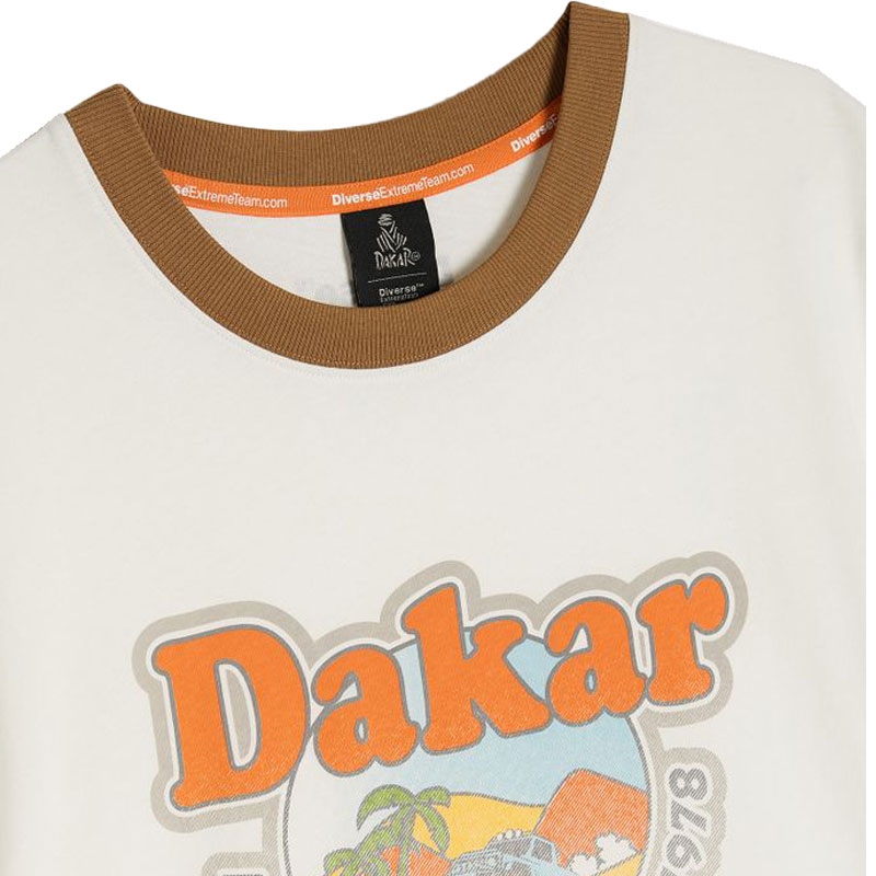 Bela majica Dakar DES VINT MOR