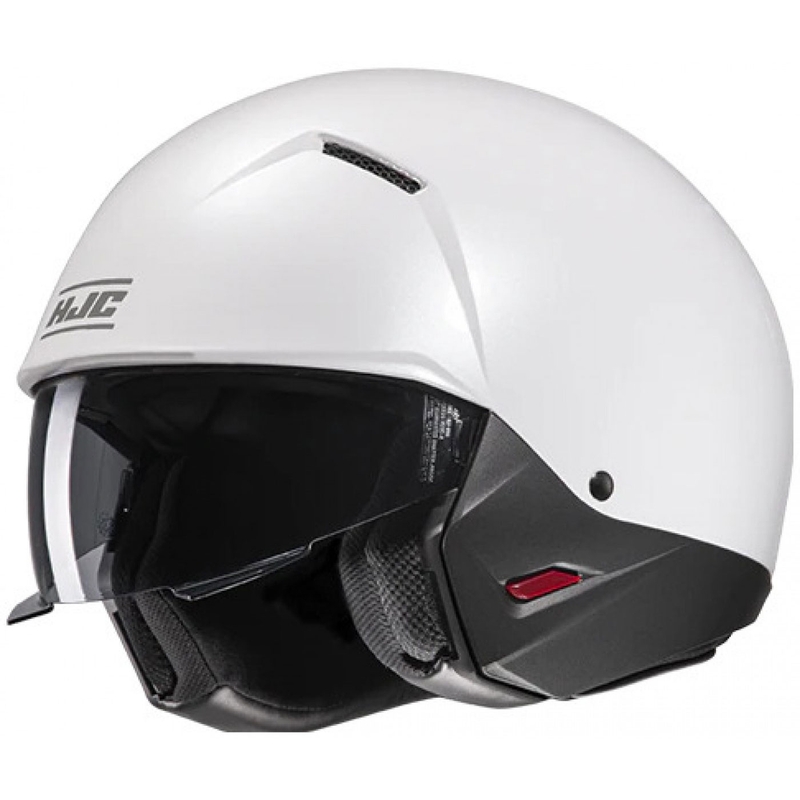 Odprta čelada z masko HJC i20N Solid biserno bela